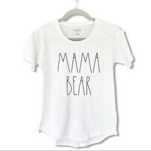 RAE DUNN Tshirt XL Women's MAMA BEAR Tee NEW